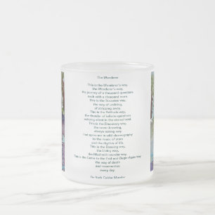 De Cristal Esmerilado El Wonderer - por Ruth Calder Murphy - taza