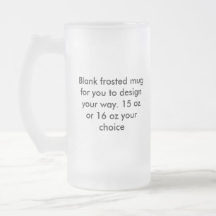 De Cristal Esmerilado Esconda la taza helada