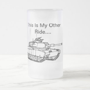 De Cristal Esmerilado Ésta es mi otra taza del paseo M1A1