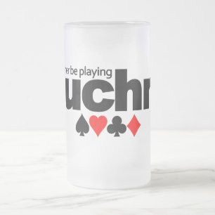 De Cristal Esmerilado Estaría jugando bastante la taza del Euchre -