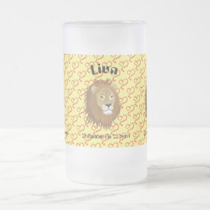 De Cristal Esmerilado Fanadur fin Liun 23 22 avust taza