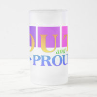 FUERA Y ORGULLOSA taza - elegir estilo y color