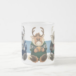 De Cristal Esmerilado Grupo del Café-Bou - taza helada