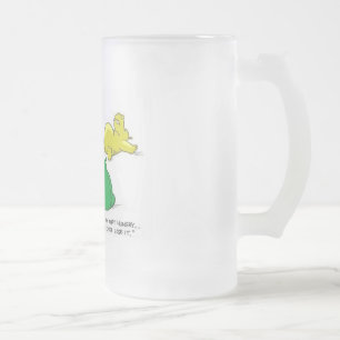 De Cristal Esmerilado ¡Hipopótamos hambrientos! ¡- Taza del vidrio