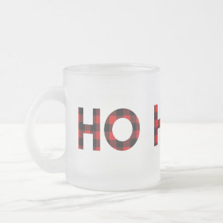 De Cristal Esmerilado "Ho ho ho" taza helada