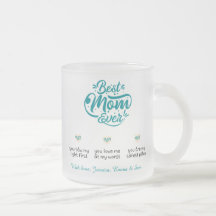 La Mejor Mamá del Mundo Taza Personalizada - 3 Raz