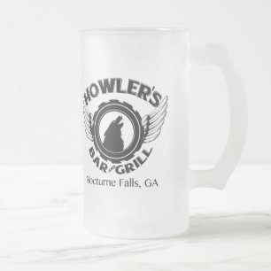 De Cristal Esmerilado La taza helada del chillón