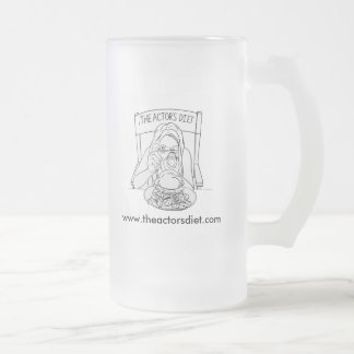 De Cristal Esmerilado La taza helada dieta del actor