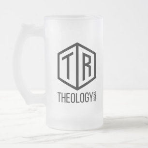 De Cristal Esmerilado La teología oscila la taza