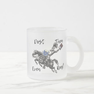 De Cristal Esmerilado ¿Lees siquiera? taza escarchada