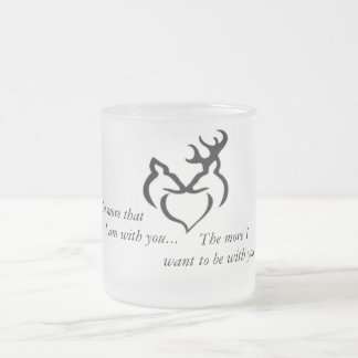 De Cristal Esmerilado Más taza del amor