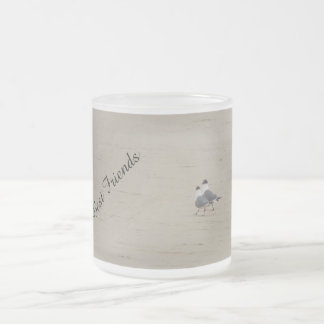 De Cristal Esmerilado Mejores amigos 10 onzas. Taza