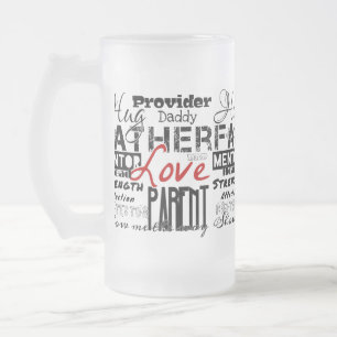De Cristal Esmerilado Mi taza del padre