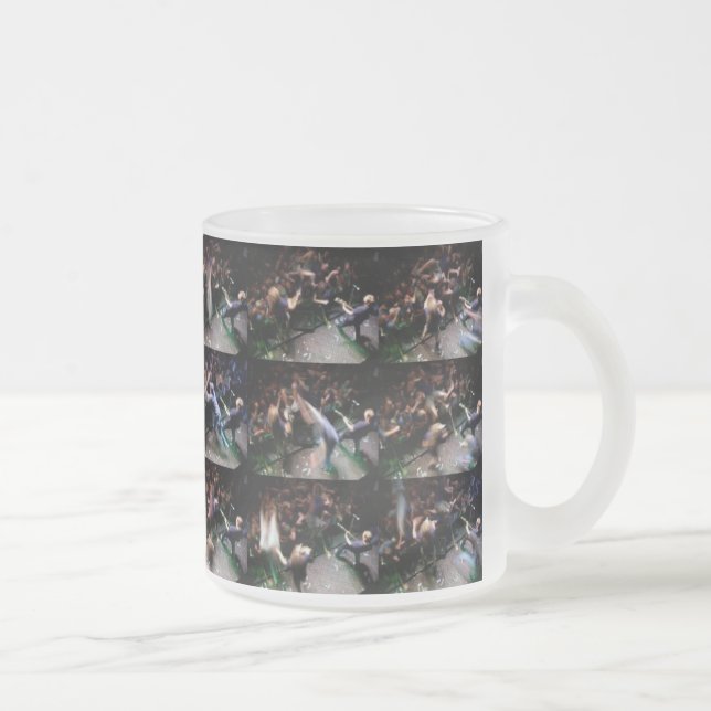De Cristal Esmerilado Mosh la taza (Derecha)
