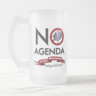 De Cristal Esmerilado Ninguna taza del fiesta del orden del día