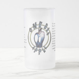De Cristal Esmerilado OBA "el medio acre del infierno" heló la taza