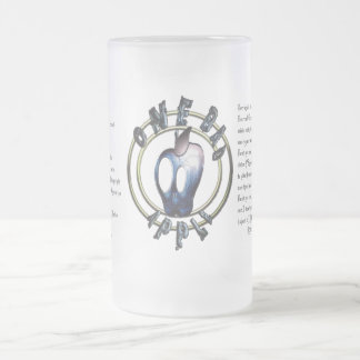 De Cristal Esmerilado OBA "el medio acre del infierno" heló la taza