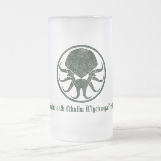 De Cristal Esmerilado otra taza del cthulhu