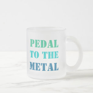 De Cristal Esmerilado PEDAL A la taza METALIZADO (vidrio esmerilado)