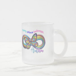 De Cristal Esmerilado Pertenece en Cada Sorbo – Taza Rompecabezas del Au