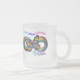 De Cristal Esmerilado Pertenece en Cada Sorbo – Taza Rompecabezas del Au
