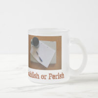 Publique o fallezca la taza