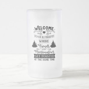De Cristal Esmerilado Recepción personalizada a nuestra taza helada