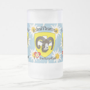 De Cristal Esmerilado Schaffhausen - Suiza Suisse - Svizzera taza