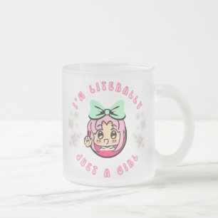 De Cristal Esmerilado Soy literalmente sólo una taza chica