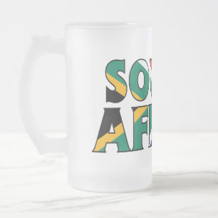 De Cristal Esmerilado Suráfrica heló la taza