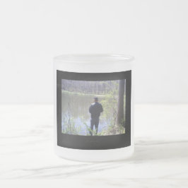 De Cristal Esmerilado Taza