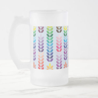De Cristal Esmerilado Taza