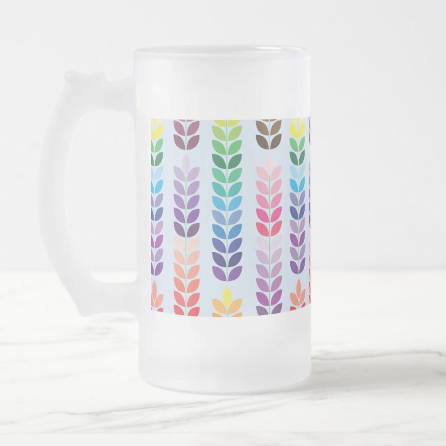 De Cristal Esmerilado Taza (Izquierda)