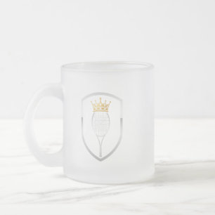 De Cristal Esmerilado Taza