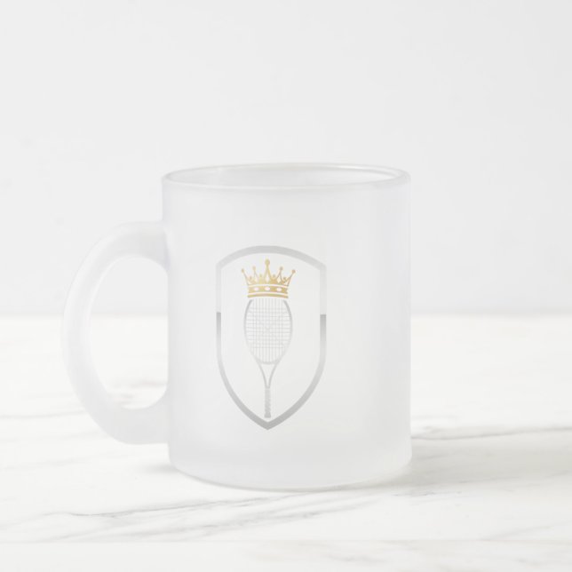 De Cristal Esmerilado Taza (Izquierda)