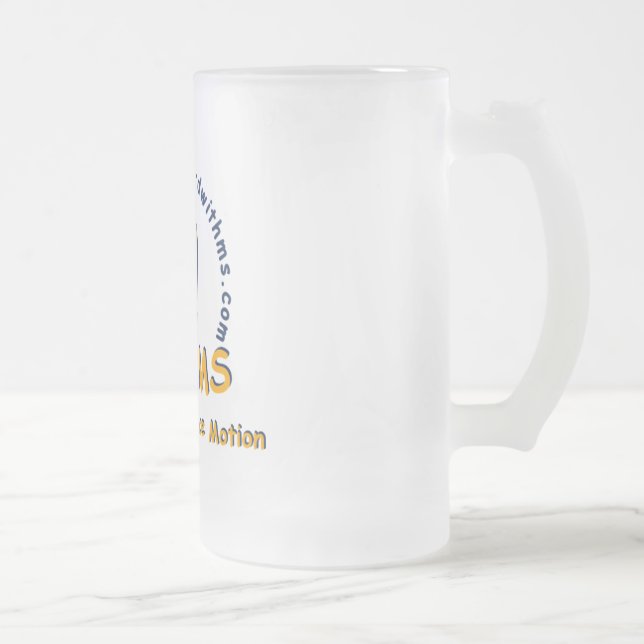 De Cristal Esmerilado Taza (Derecha)