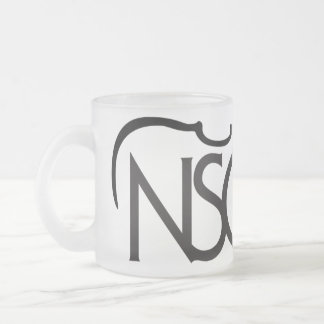 De Cristal Esmerilado Taza