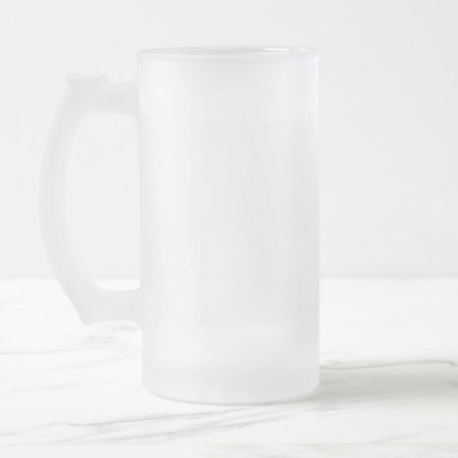 De Cristal Esmerilado Taza (Izquierda)