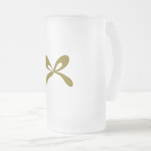 De Cristal Esmerilado Taza