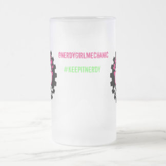 De Cristal Esmerilado Taza