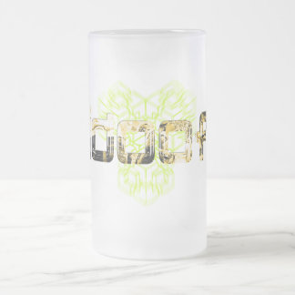 De Cristal Esmerilado taza alta helada idoof