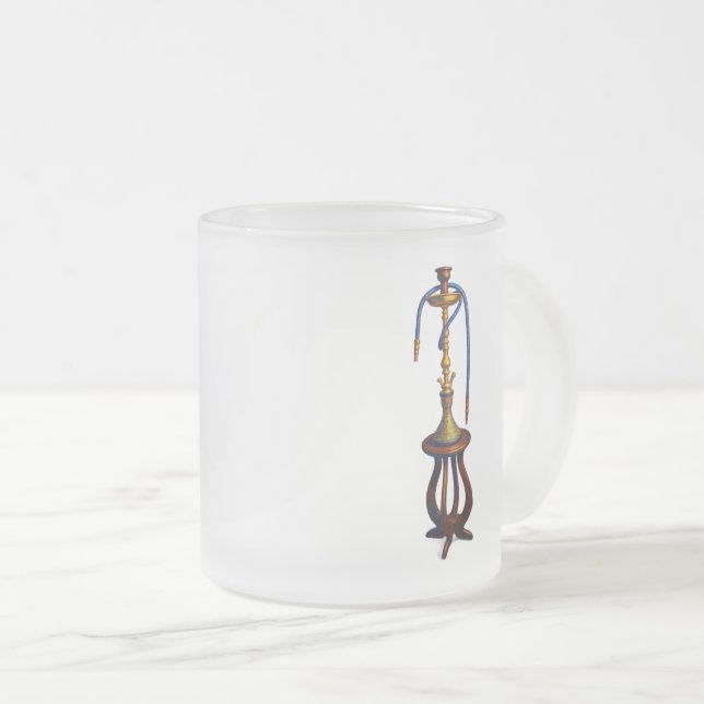 De Cristal Esmerilado Taza arte  (Anverso derecho)