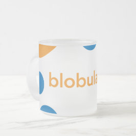 De Cristal Esmerilado Taza Blobuladora Escarchada