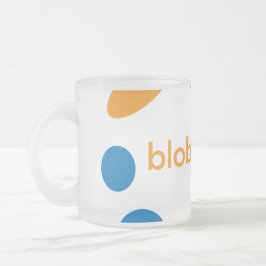 De Cristal Esmerilado Taza Blobuladora Escarchada