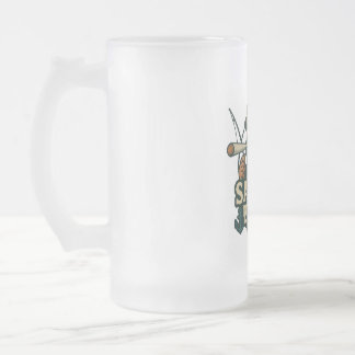 De Cristal Esmerilado Taza clásica Salty Buzz, 11 oz