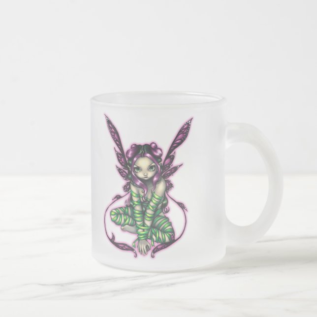 De Cristal Esmerilado Taza "de hadas" prisionera (Derecha)
