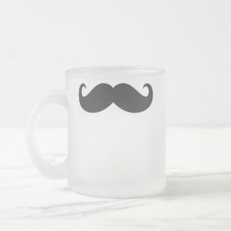 De Cristal Esmerilado Taza del bigote