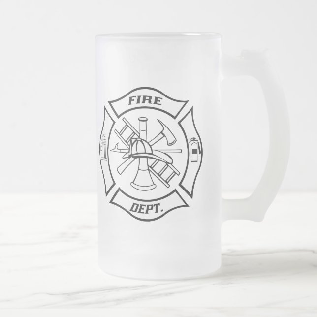 De Cristal Esmerilado Taza del Dep del fuego (Derecha)