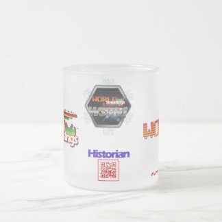 De Cristal Esmerilado Taza del historiador