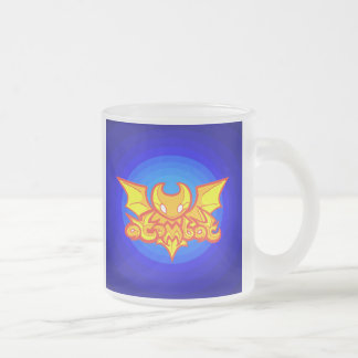De Cristal Esmerilado taza del logotipo v2 del atombat